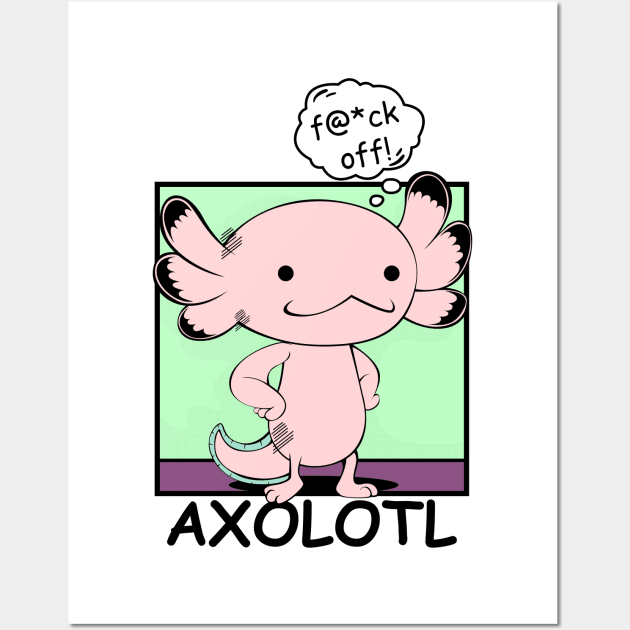 Axolotl Wall Art by Lumio Gifts